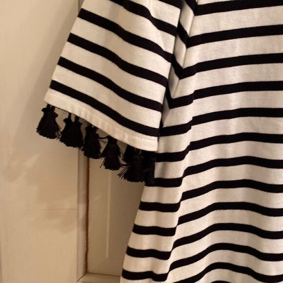 Kate spade Broome Street striped tassel dress size large - Picture 3 of 5